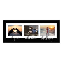 Affiche de mariage Hope, Dream, Believe