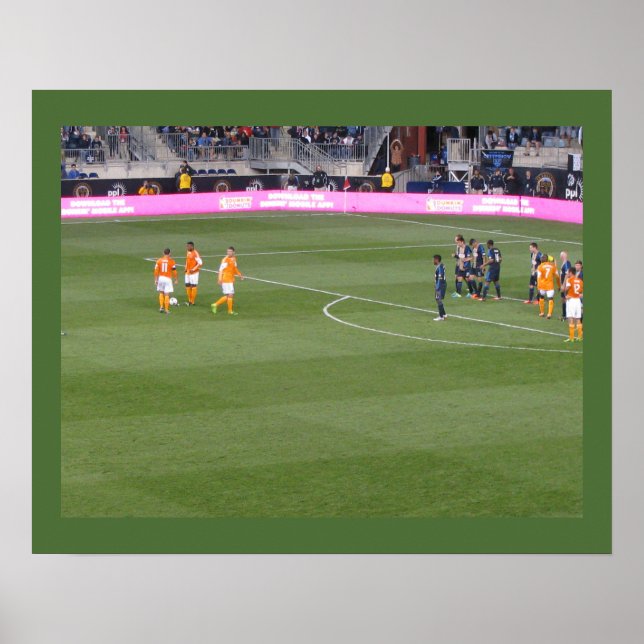 Affiche de match de football de l'Union de Philade (Devant)
