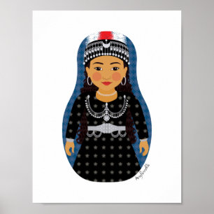 Affiche de Matriochka assyrienne