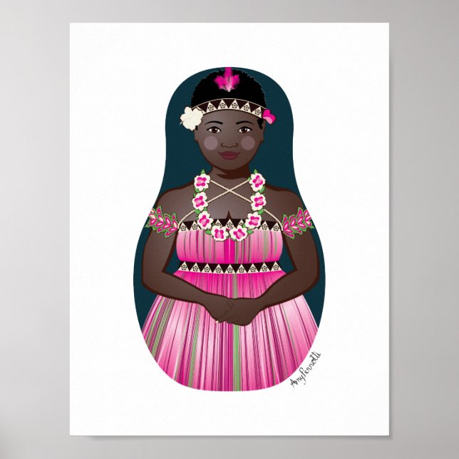 Affiche de Matriochka bougainvillienne (Devant)