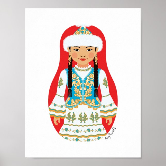 Affiche de Matryoshka kazakhe (Devant)
