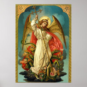Affiche de matte d'Arkhangel Michael