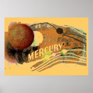 Affiche de Mercury de planète