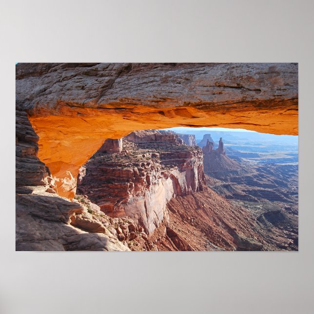 Affiche de Mesa Arch au lever du soleil, Utah (Devant)