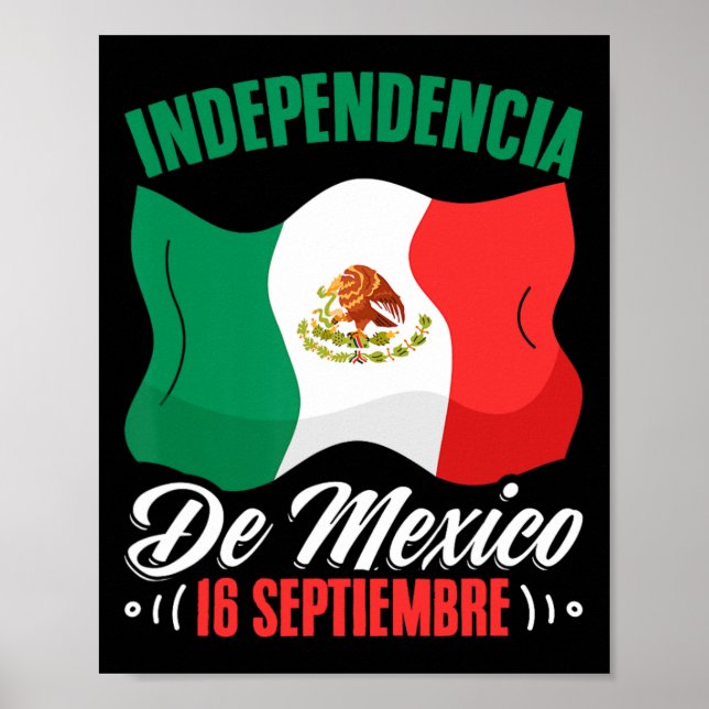 Affiche De Mexico 16 Septembre Indépendance mexicaine (Devant)