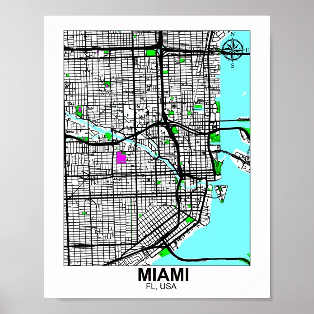 Affiche de Miami City (Devant)