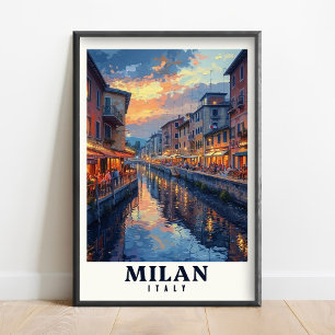 Affiche de Milan - Impression de Milan - Impressio