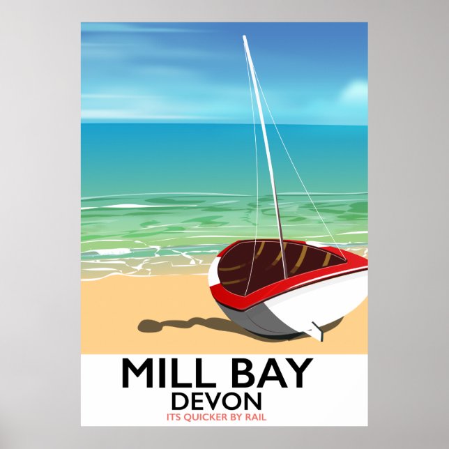 Affiche de Mill Bay Devon Rail (Devant)