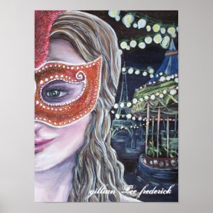 affiche de minuit de carnaval