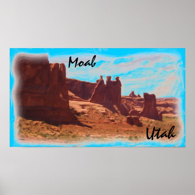 Affiche de Moab Utah (Devant)