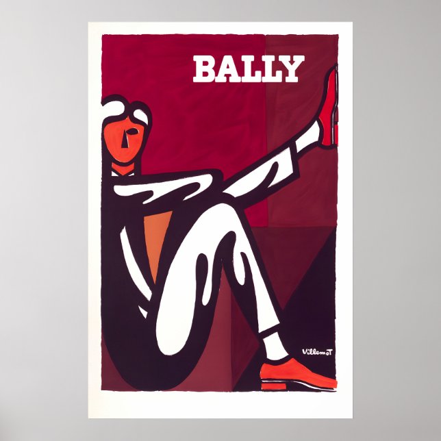 Affiche de mode Bally Shoes (Devant)