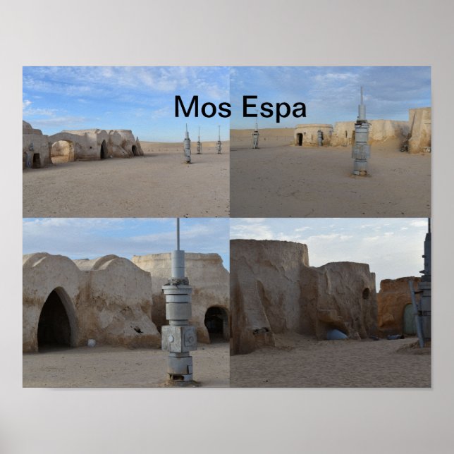 Affiche de Mos Espa sur la planète Tatooine (Devant)