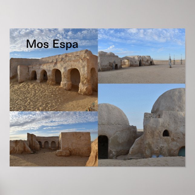 Affiche de Mos Espa sur la planète Tatooine (Devant)
