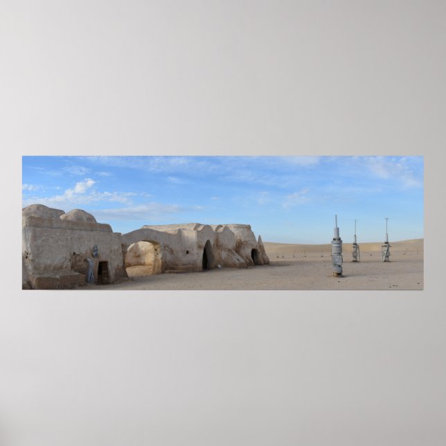 Affiche de Mos Espa sur la planète Tatooine (Devant)