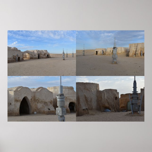 Affiche de Mos Espa sur la planète Tatooine (Devant)