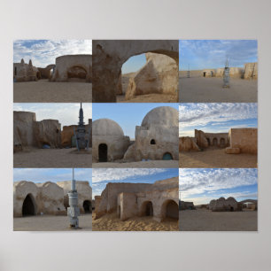 Affiche de Mos Espa sur la planète Tatooine
