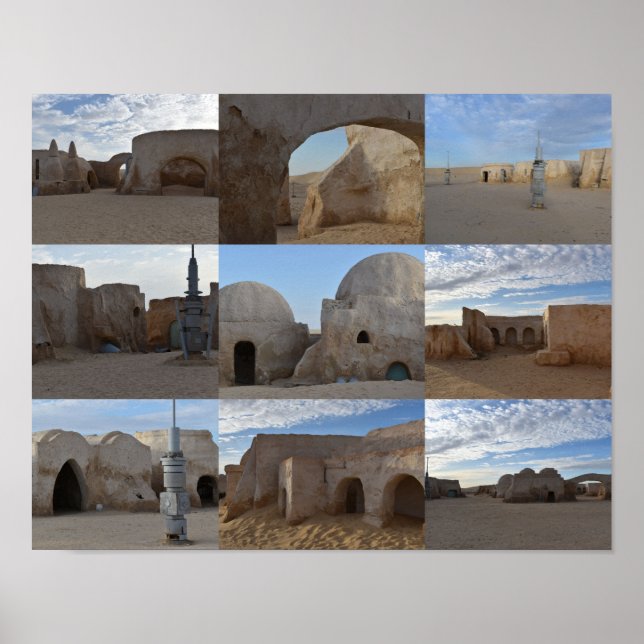 Affiche de Mos Espa sur la planète Tatooine (Devant)