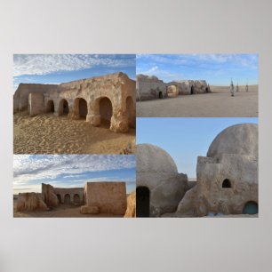 Affiche de Mos Espa sur la planète Tatooine