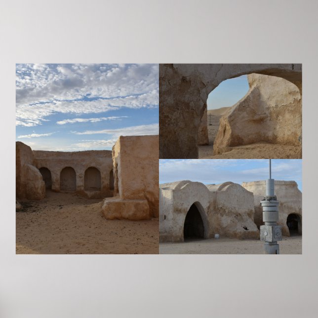 Affiche de Mos Espa sur la planète Tatooine (Devant)