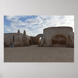 Affiche de Mos Espa sur la planète Tatooine