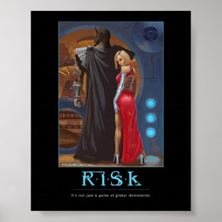Affiche de motivation au risque