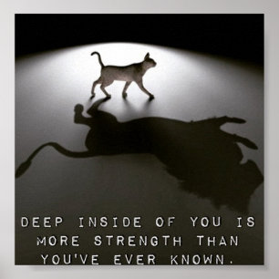 Affiche de motivation au sujet de force