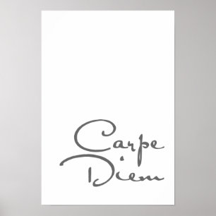 Affiche de motivation Carpe diem