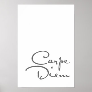 Affiche de motivation Carpe diem