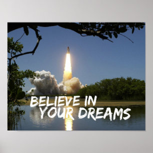 Affiche de motivation - croyez en vos rêves
