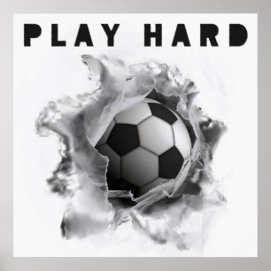 Affiche de motivation du Football de football