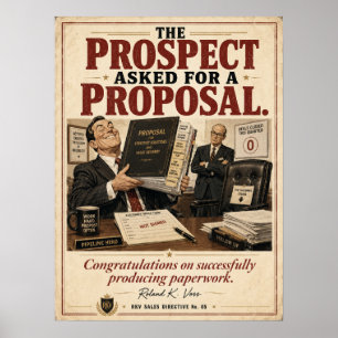 Affiche de motivation pour proposition de vente   