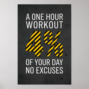 Affiche de motivation pour salle de sport