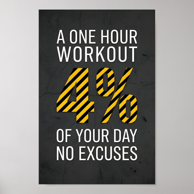 Affiche de motivation pour salle de sport (Devant)
