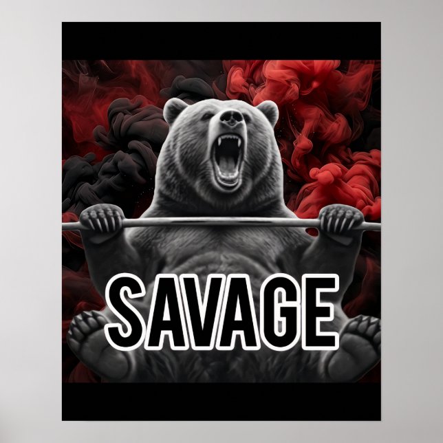 Affiche de motivation pour salle de sport : Banc d (Devant)