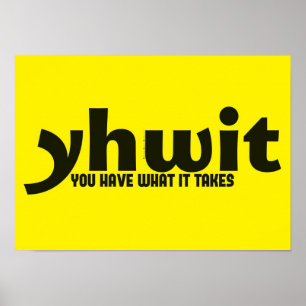 Affiche de motivation - vous avez ce qu'il prend