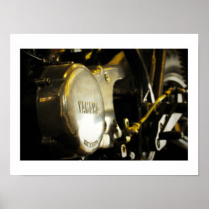Affiche de moto Yamaha fabriquée au Japon