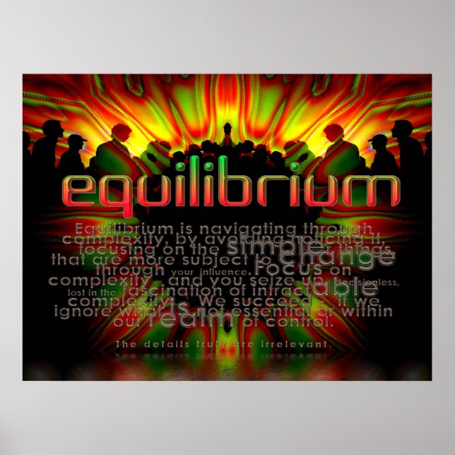 Affiche de mots d'équilibre (Devant)