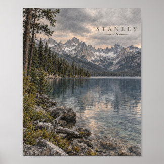 Affiche de Mountain Lake Wilderness #122