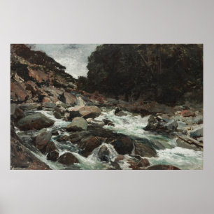 Affiche de Mountain Stream, Otira Gorge (1893)