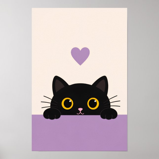Affiche de mur de café pour chats (Devant)
