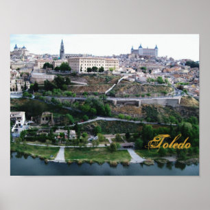 Affiche de mur de Toledo Espagne