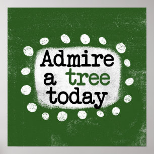 Affiche de mural d'art pour Admirez Un Arbre Aujou