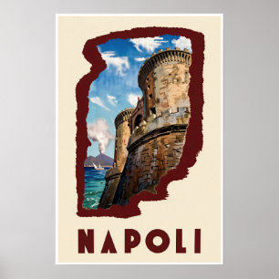 Affiche de Naples, Italie