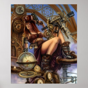 Affiche de navigateur de Steampunk !