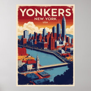 affiche de new york city, nyc skyline art, manhatt