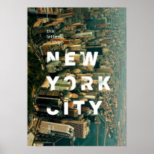 affiche de new york city, nyc skyline art, manhatt