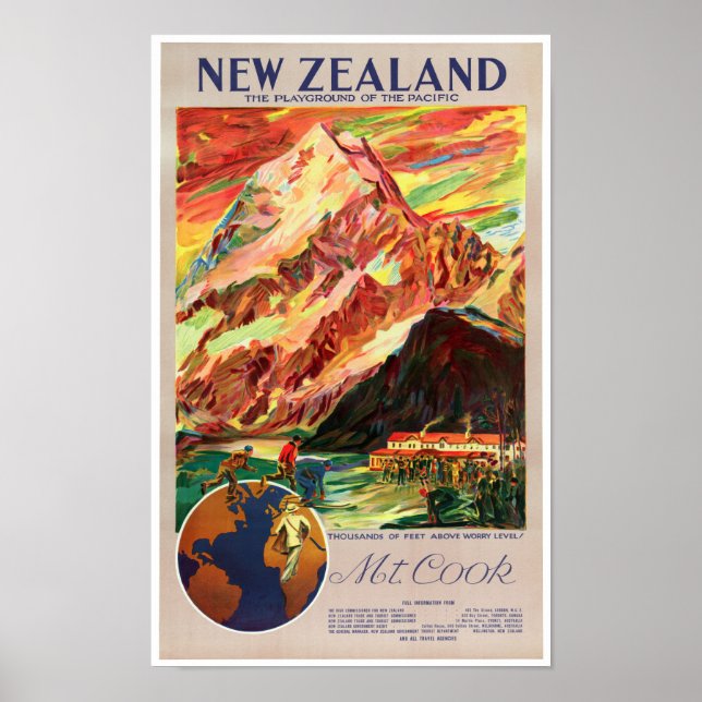 Affiche de New Zealand Mt. (Devant)