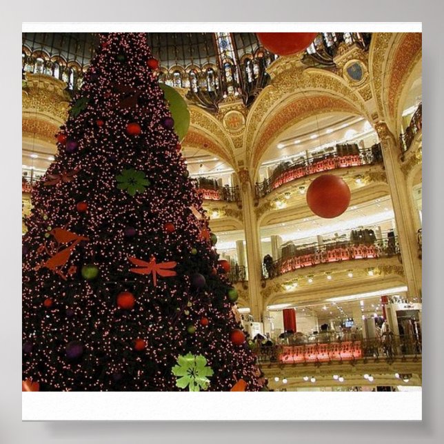 Affiche de Noël à Paris (Devant)