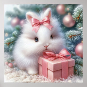 Affiche de Noël Bunny