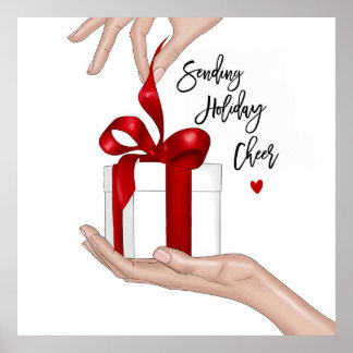 Affiche de Noël de la fête